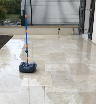 Réalisation d'une terrasse chez un particulier à Gravigny